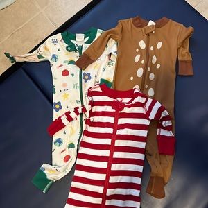 Hanna long sleeve footless pajamas